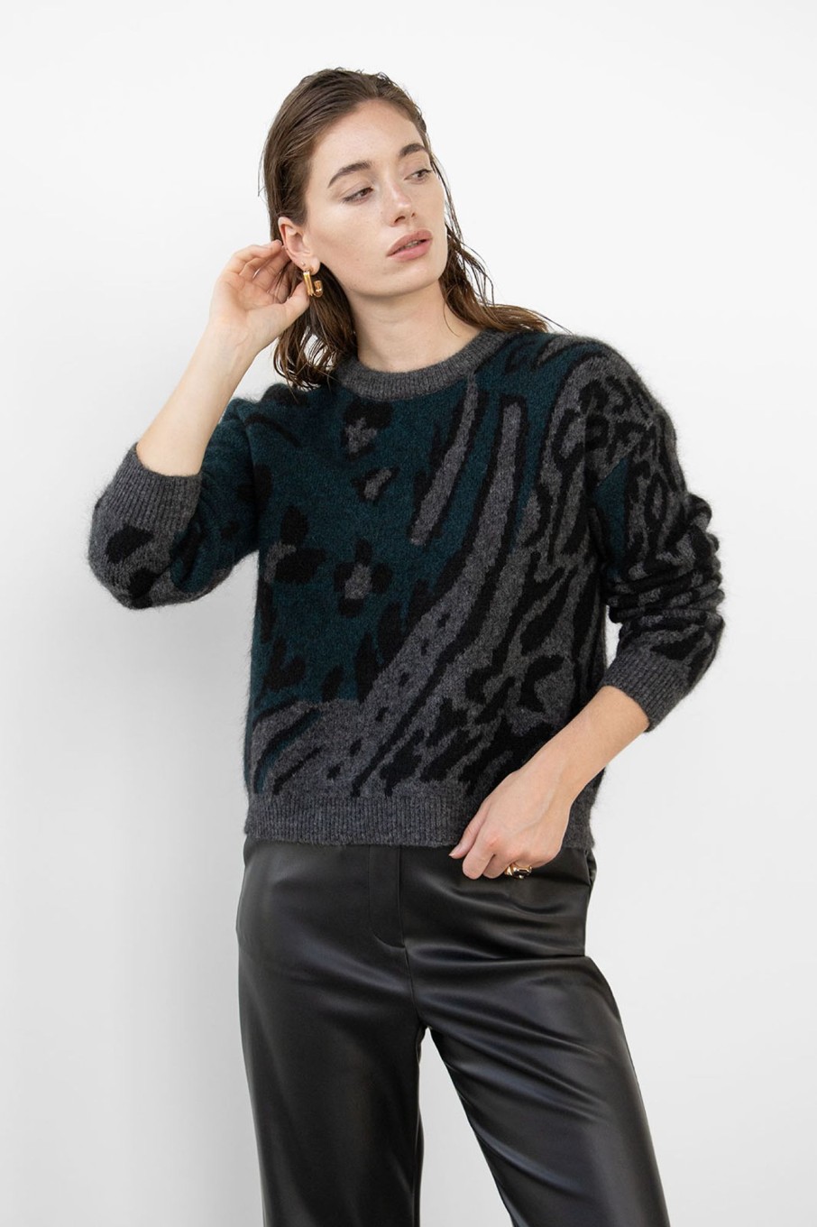 Knitted Pullovers | Stylestore Wblsaga Ls Leo Pullover