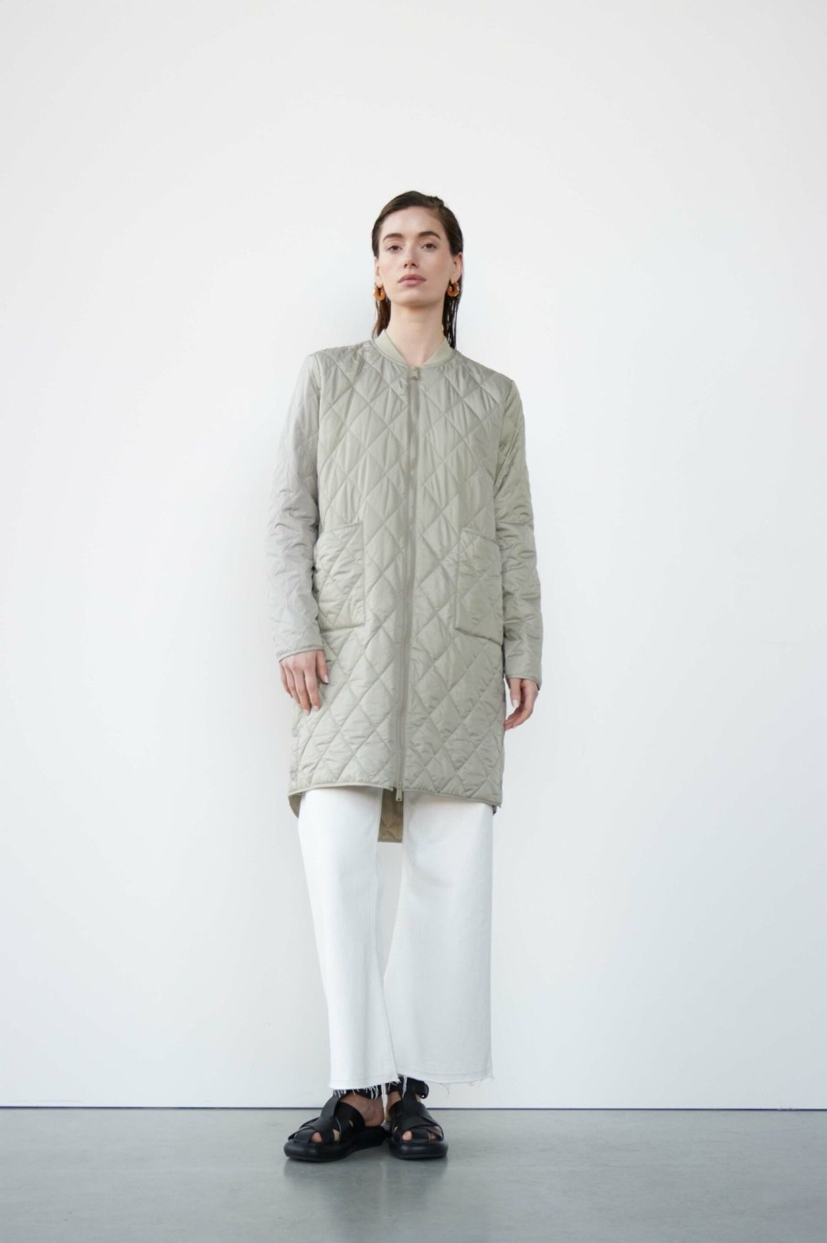 Coats | Stylestore Wblliva Quilted Zip Coat