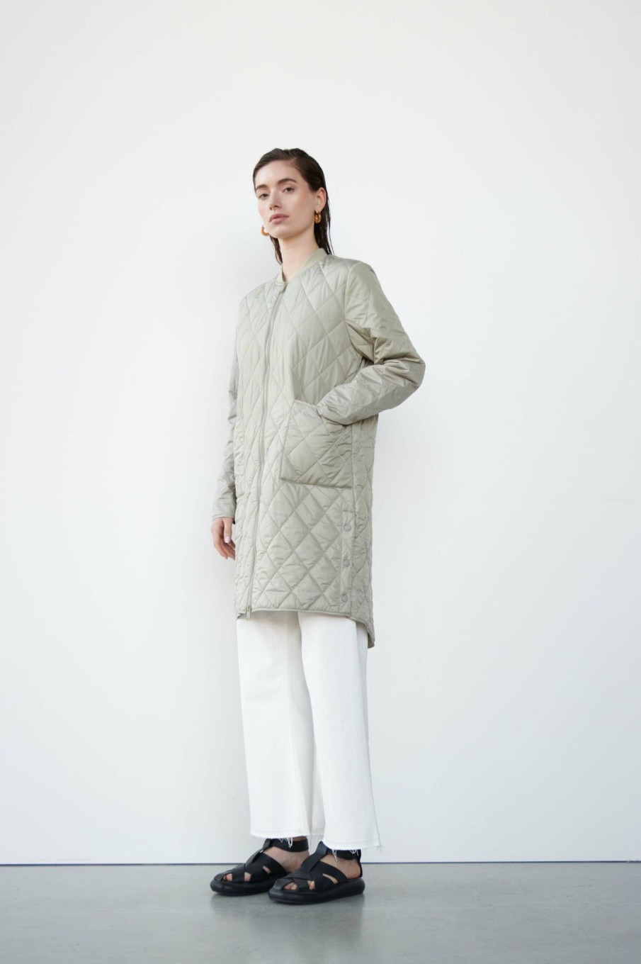 Coats | Stylestore Wblliva Quilted Zip Coat