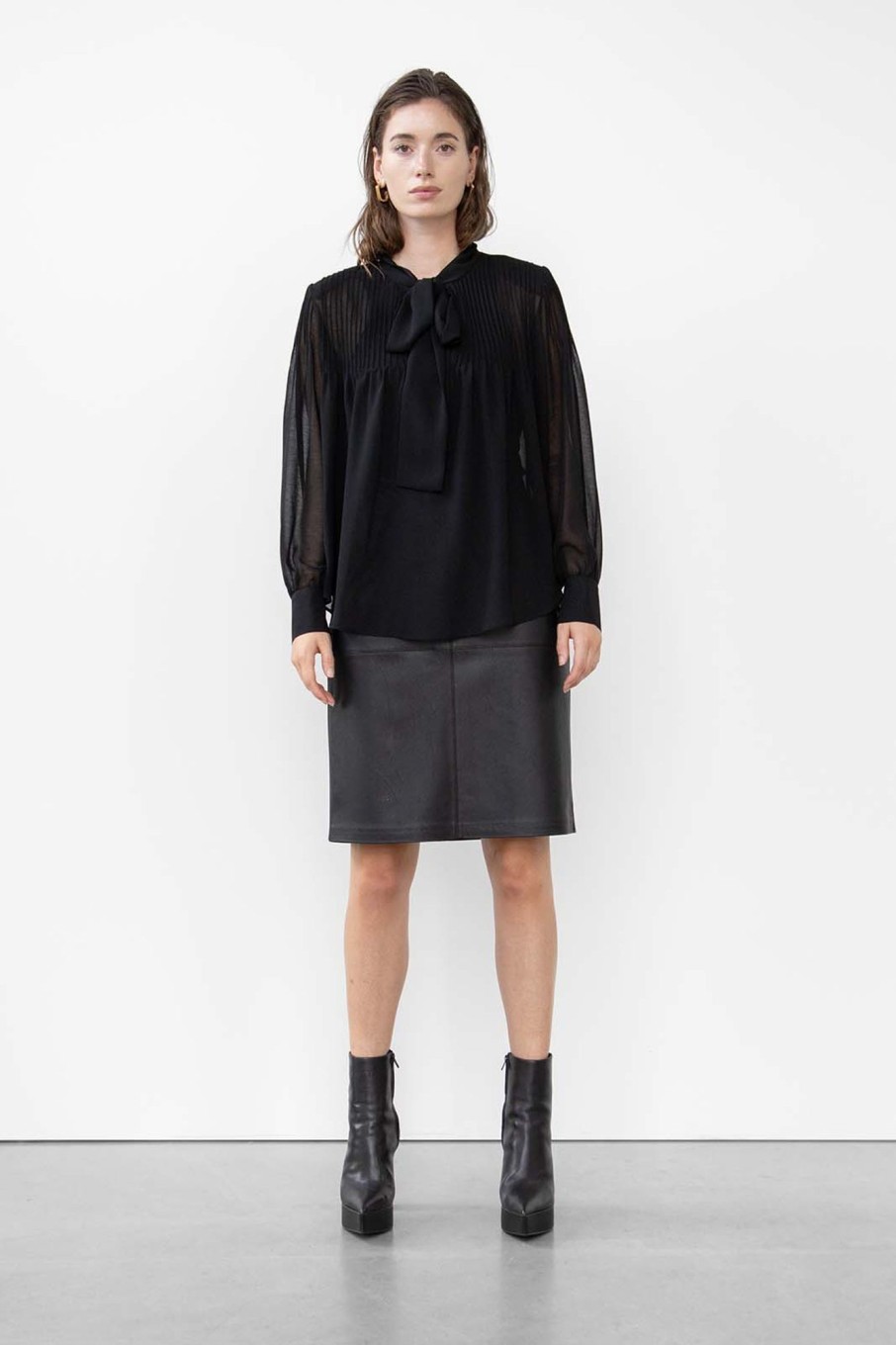 Shirts | Stylestore Wblaria Ls Bow Top