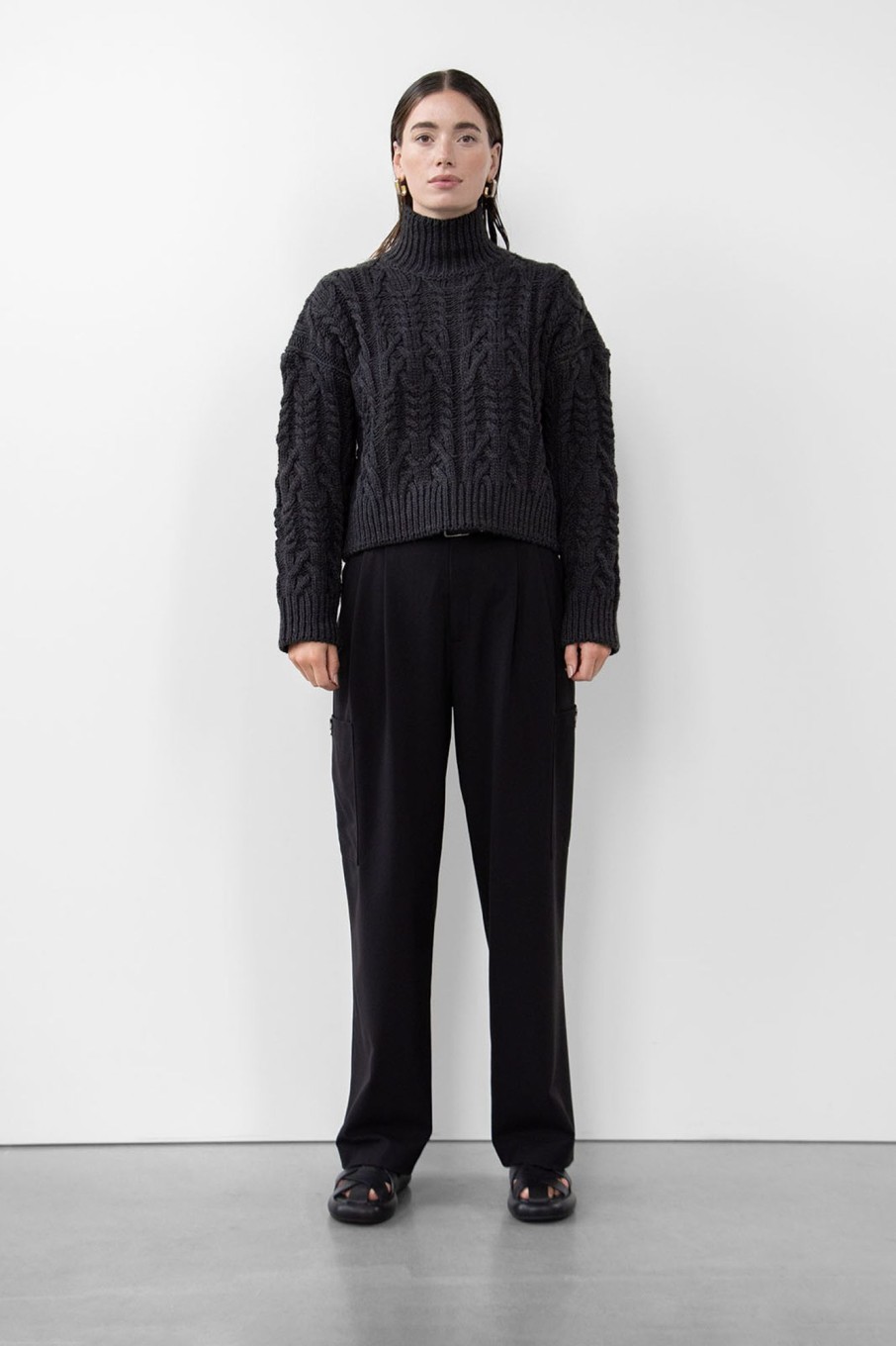 Knitted Pullovers | Stylestore Wblelvira Ls Cable Pullover