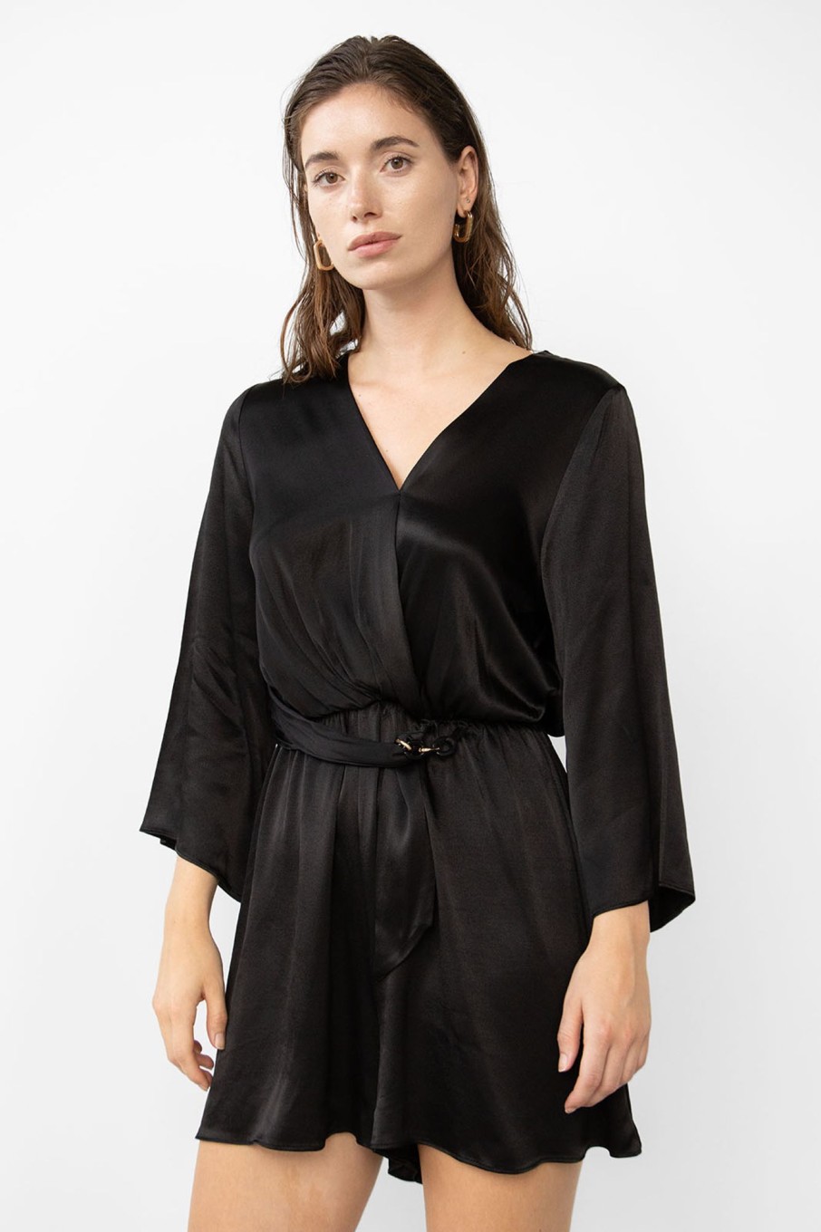 Evening Dresses | Stylestore Wblzoe Belted Sateen Playsuit