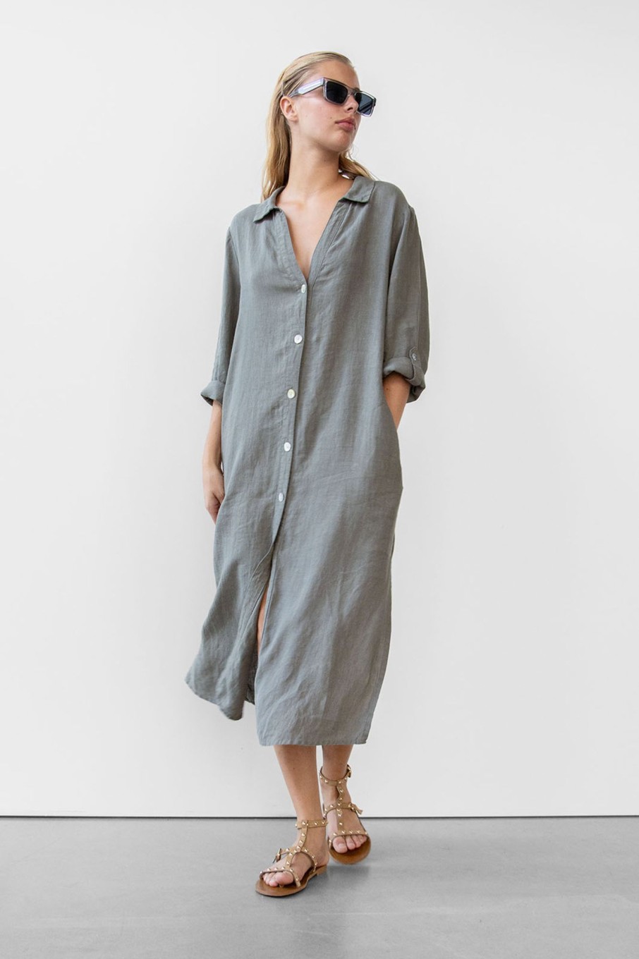 Everyday Dresses | Stylestore Wblaugustina Linen Midi Dress