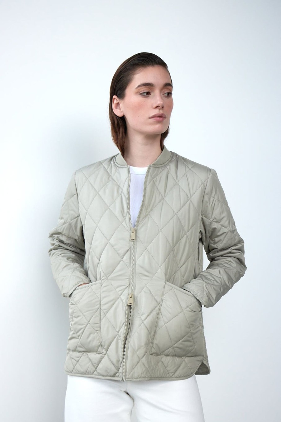 Short Jackets | Stylestore Wblliva Quilted Zip Jacket