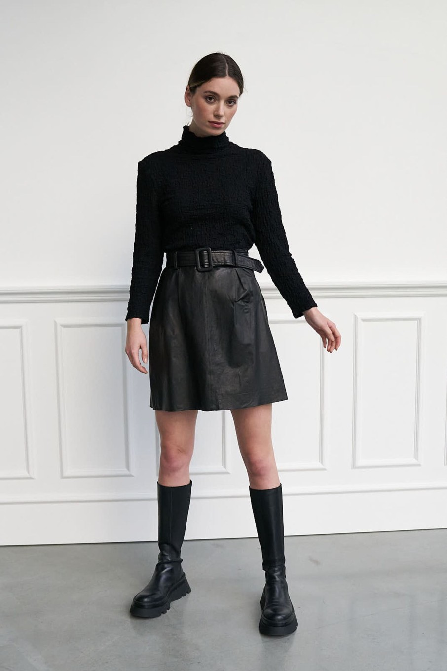 Skirts | Stylestore Wblrhianna Leather Skirt