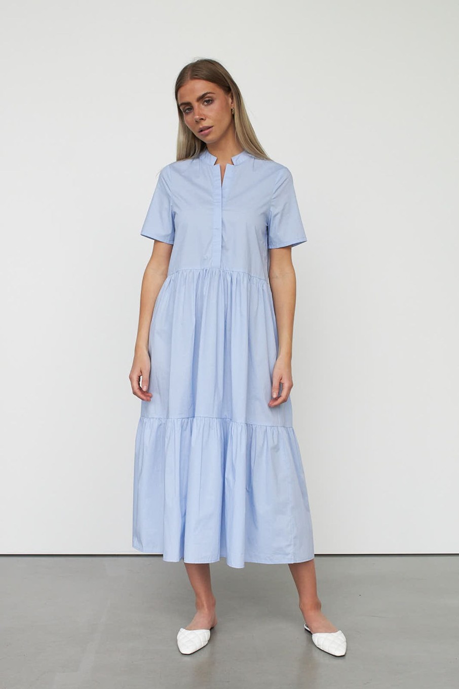 Outlet | Stylestore Wblbrandy Poplin Ss Long Dress