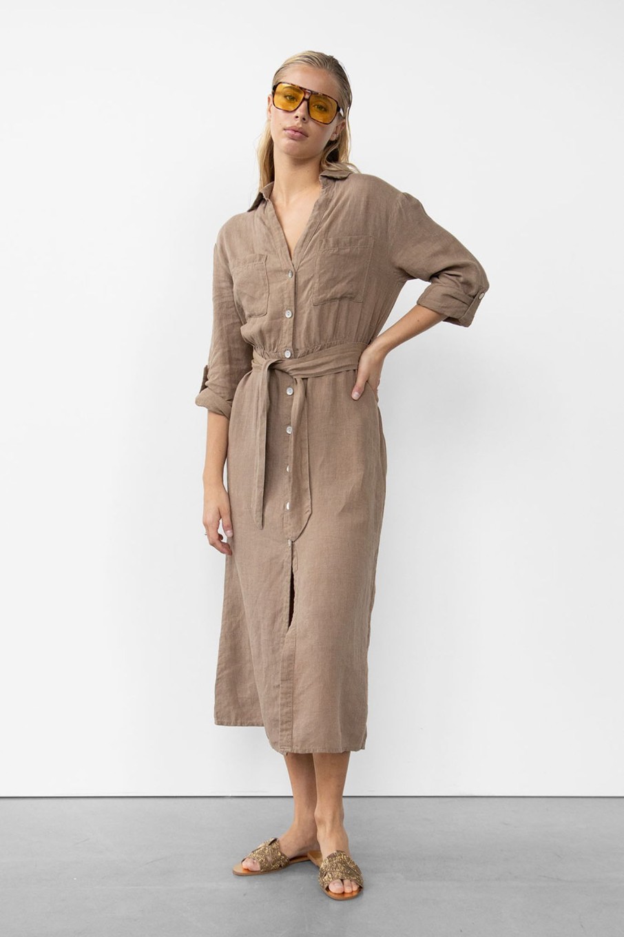 Everyday Dresses | Stylestore Wbljessica Linen Shirt Dress