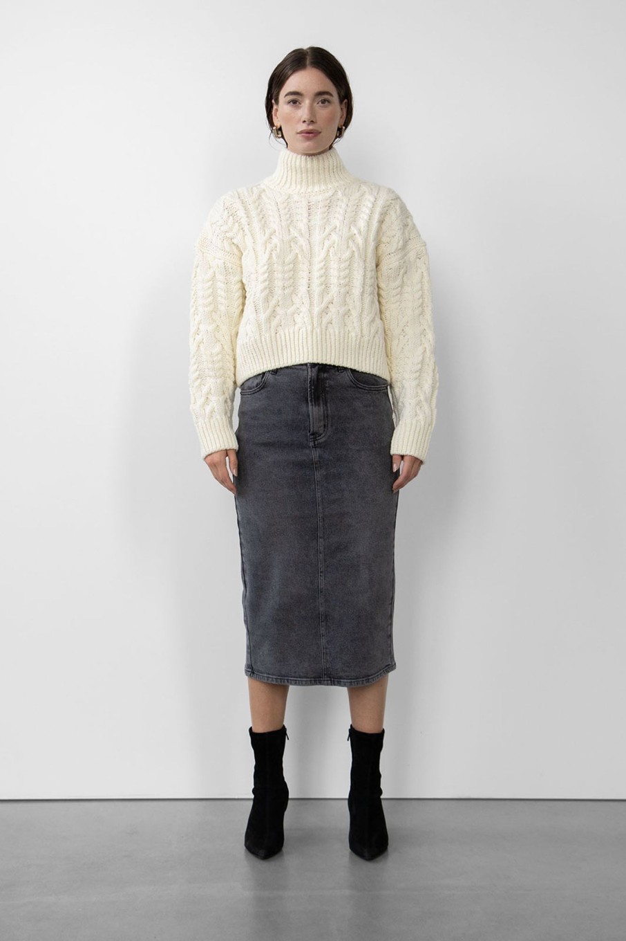 Knitted Pullovers | Stylestore Wblelvira Ls Cable Pullover