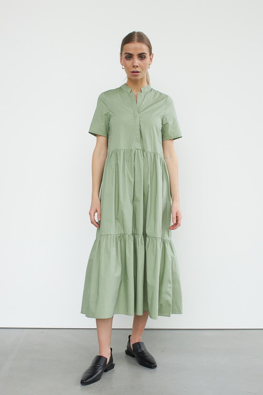 Outlet | Stylestore Wblbrandy Poplin Ss Long Dress