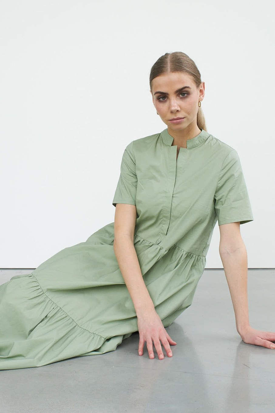 Outlet | Stylestore Wblbrandy Poplin Ss Long Dress