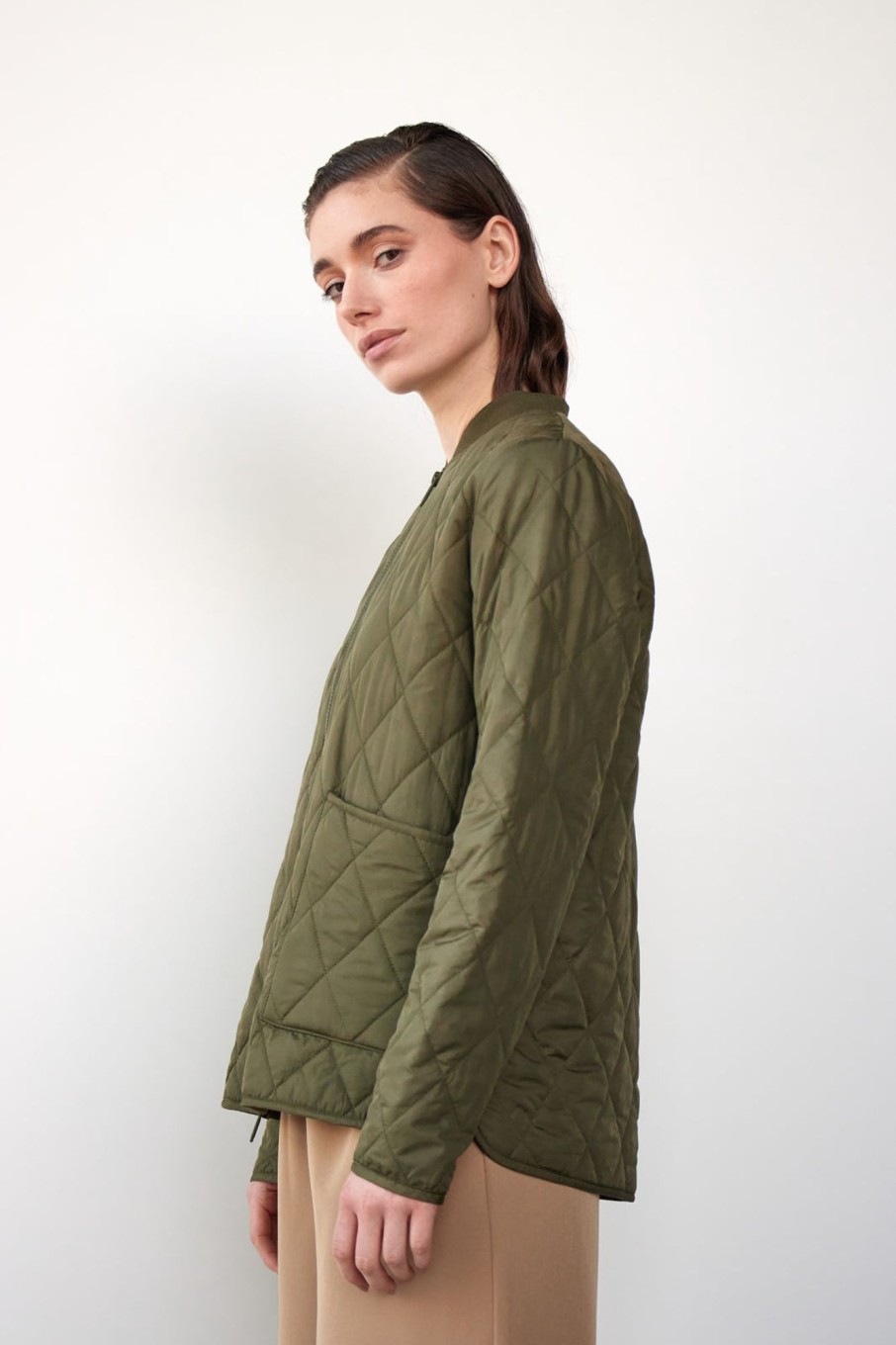 Short Jackets | Stylestore Wblliva Quilted Zip Jacket