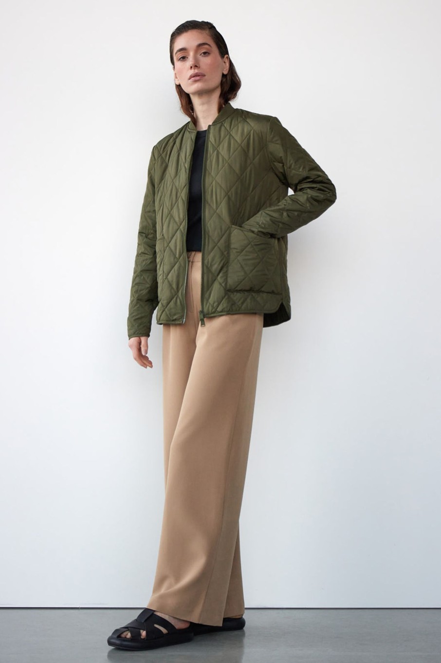 Short Jackets | Stylestore Wblliva Quilted Zip Jacket