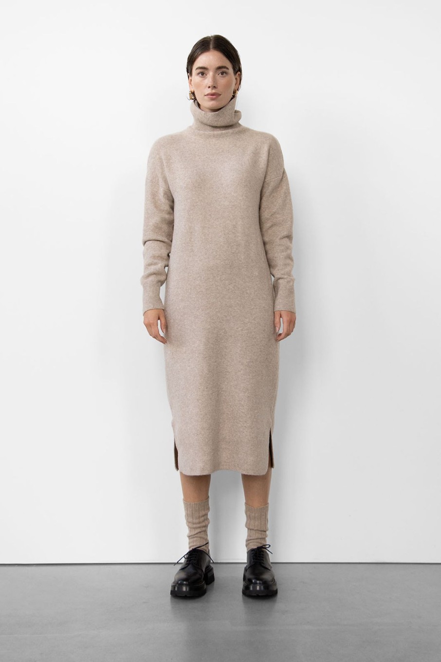 Knitted Pullovers | Stylestore Wblmelina Ls Long Knit Dress