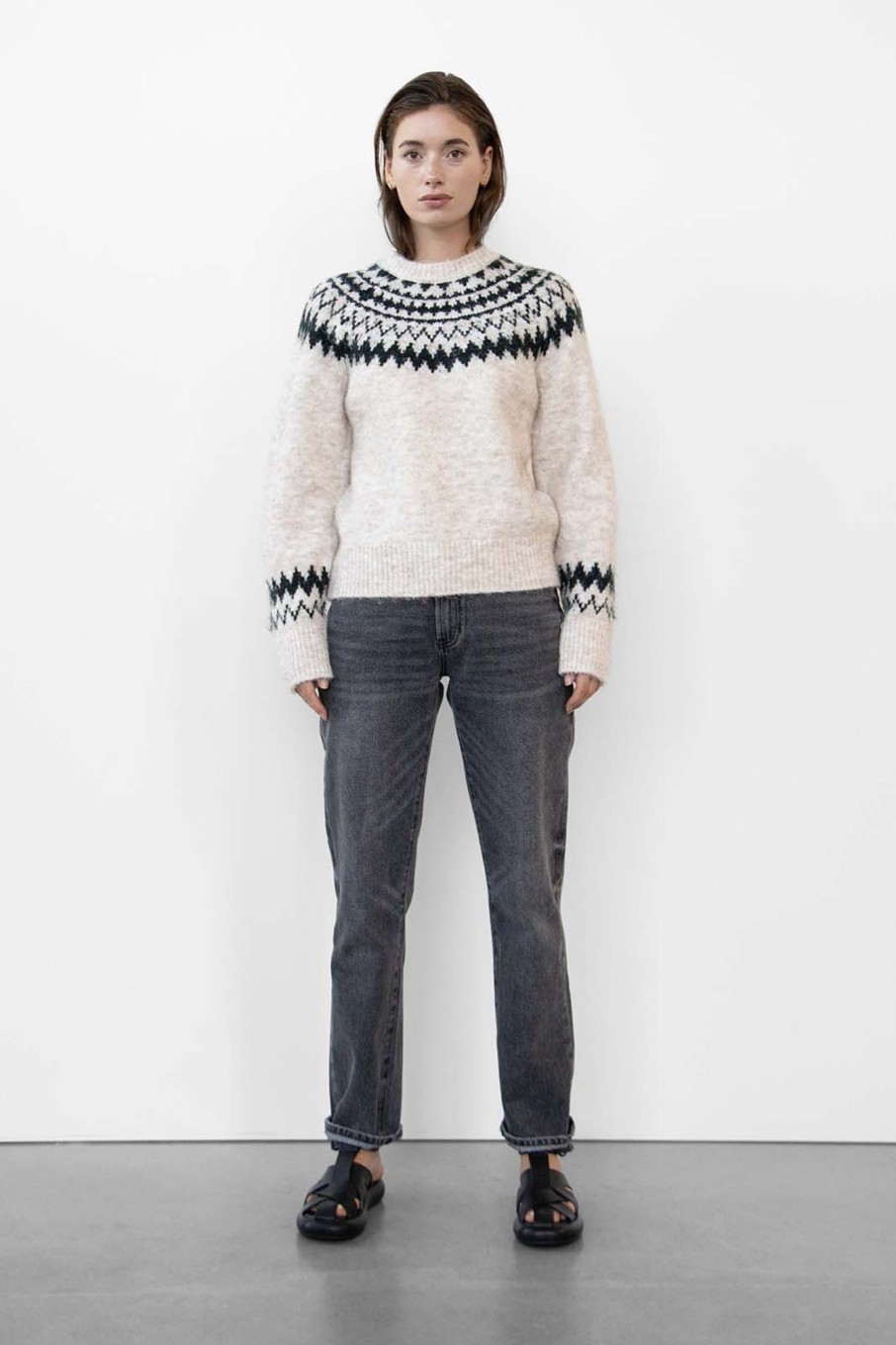 Knitted Pullovers | Stylestore Wblivy Ls Fair Isle Pullover