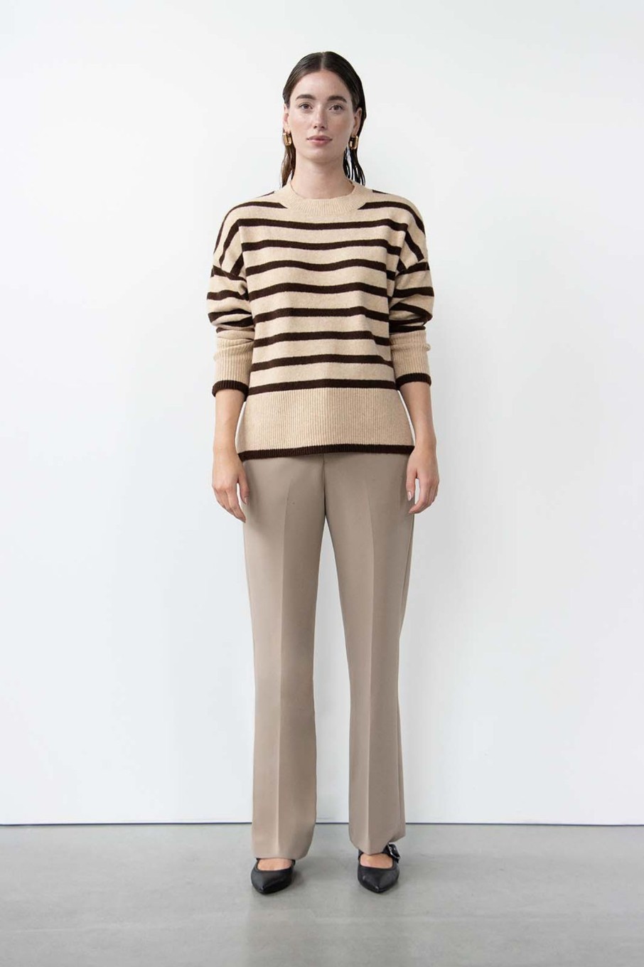 Knitted Pullovers | Stylestore Wblmelina Ls Stripe Pullover