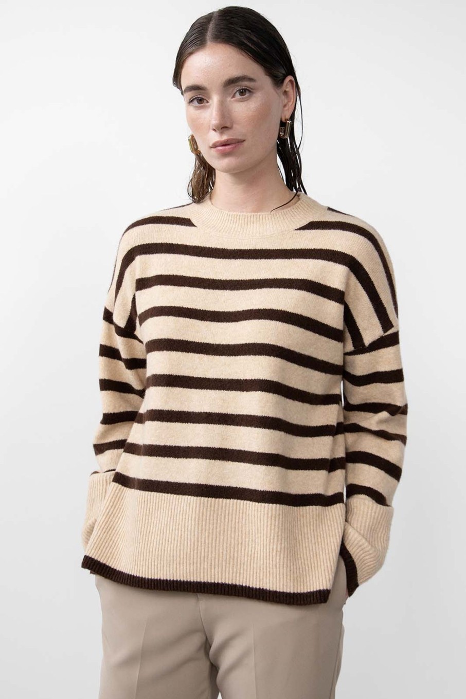 Knitted Pullovers | Stylestore Wblmelina Ls Stripe Pullover