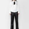 Shirts | Stylestore Wblzoe Ls Sateen Bow Shirt