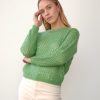 Knitted Pullovers | Stylestore Wblopal Openwork Sweater